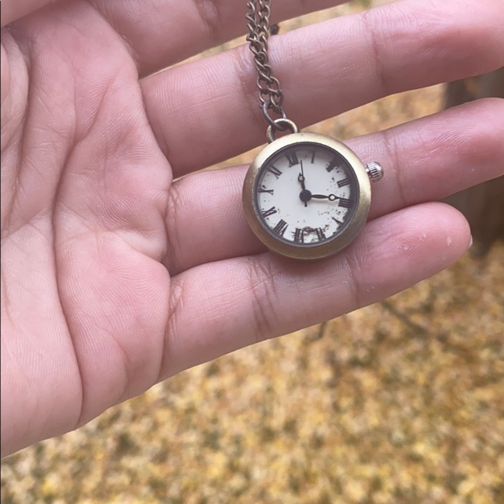 Clock Necklace